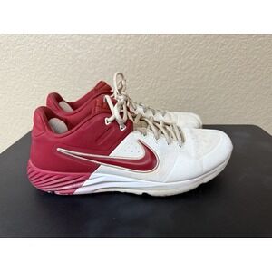2019 Arkansas Razorbacks Nike Team Issued Game Used Baseball Turf Shoes 12